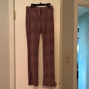 Express Red Plaid Women's Trousers